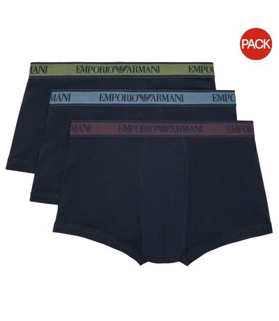 Pack Of 3  Mens Boxer Shorts  Navy Emporio Armani