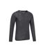 Mens Merino Wool Thermal Top Grey Mountain Warehouse-2