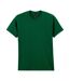 Mens Heavy Cotton T-shirt Fan Dark Green Gildan-1