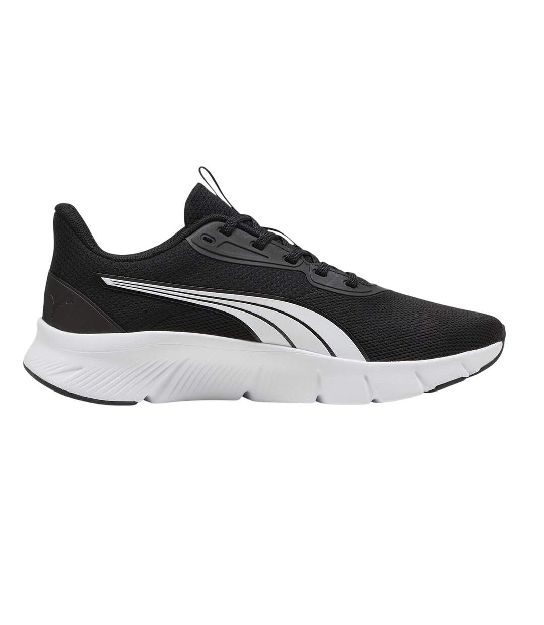 Mens Flexfocus Lite Modern Lightweight Running Trainers Black White Puma-1