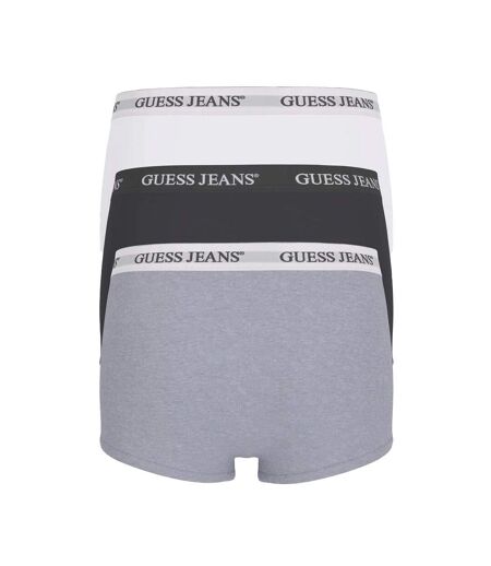 X3 boxers noir/blanc/gris homme guess trunk - l