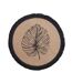 Set de Table Rond en Jute Mogador 38cm Naturel & Noir-1