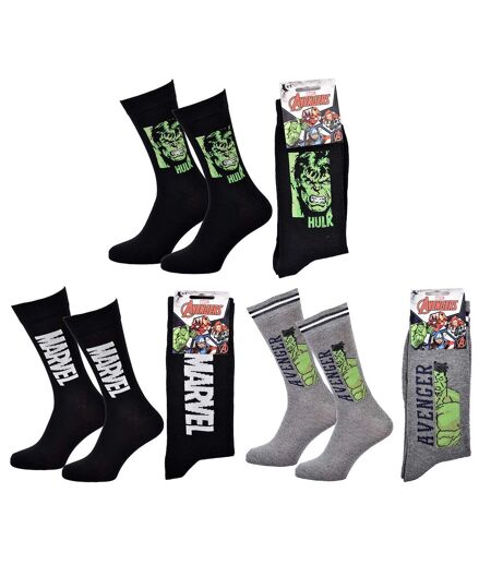 Chaussettes Pack Cadeaux Homme LICENCE Pack 3 Paires HULK24