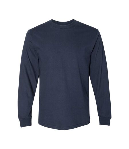 T-shirt Manches Longues Hammer Adulte Bleu Marine Foncé Gildan