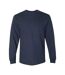 T-shirt Manches Longues Hammer Adulte Bleu Marine Foncé Gildan-1