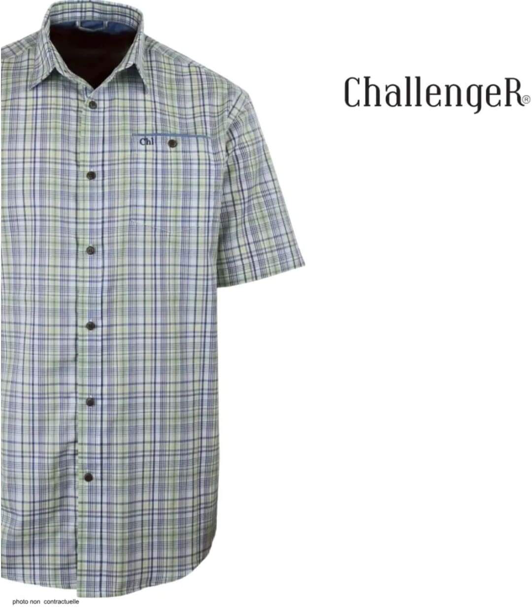 CHALLENGER CH4011 Chemisettes manches courtes : le confort infroissable au style rafraîchissant-4