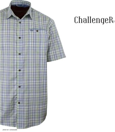 CHALLENGER CH4011 Chemisettes manches courtes : le confort infroissable au style rafraîchissant
