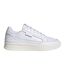 Womens/ladies Aspyre Perforated Leather Running Shoes White Silver Adidas-1