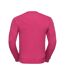 Sweat à capuche authentic homme fuchsia Russell