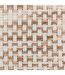 Tapis de Bain Tressé en Coton Dégradé 50x75cm Taupe-3