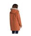 Veste Imperméable À Capuche Avec Bord Duveteux Amovible Sofia Femme Orange Clair Craghoppers-3