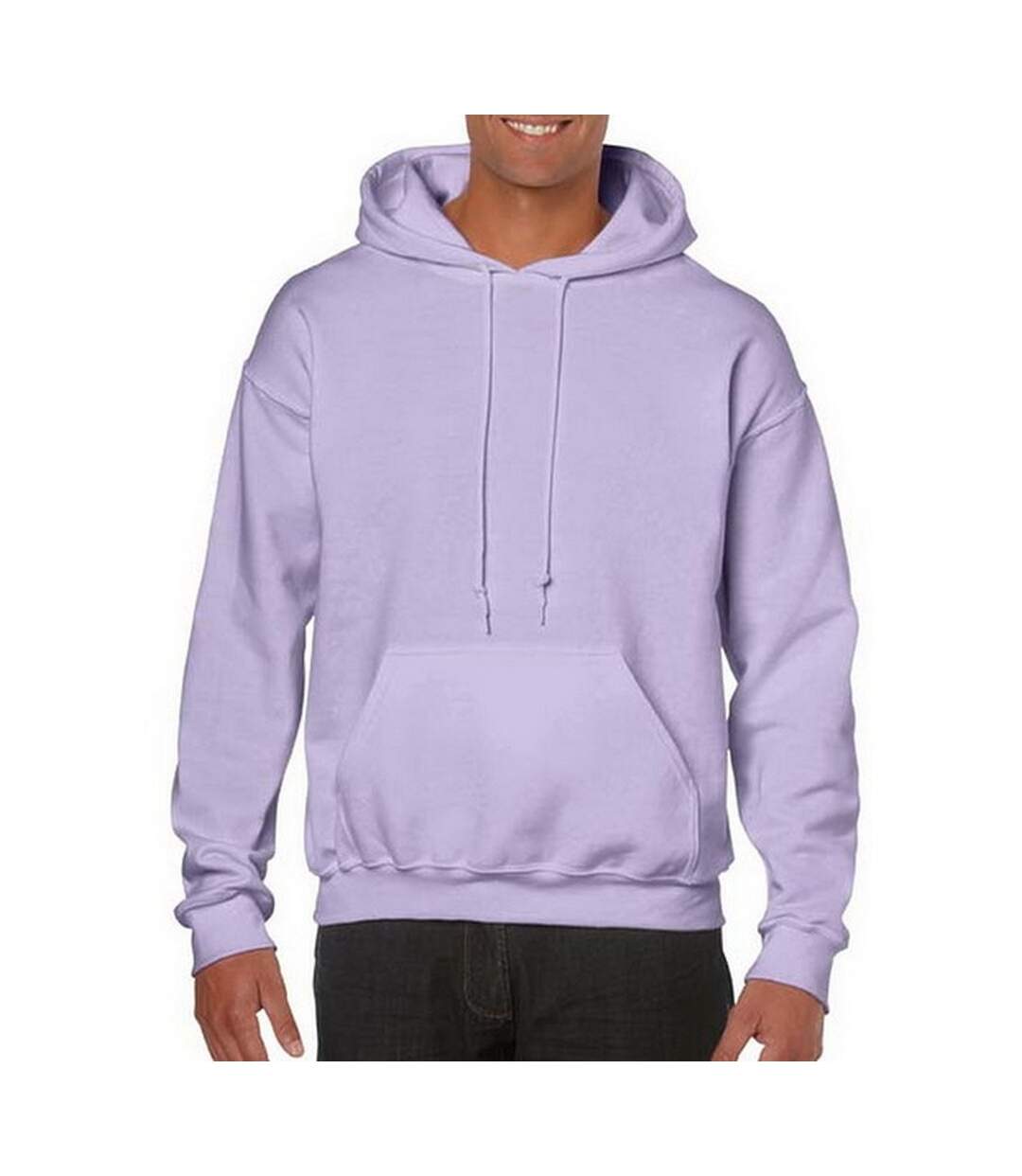 Sweatshirt à capuche unisexe lavande Gildan