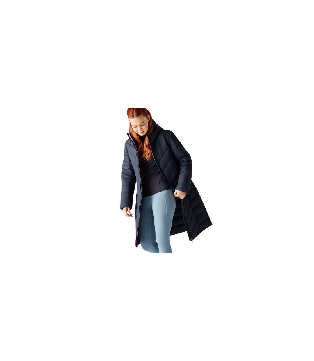 Womens/ladies Adela Padded Jacket Navy Regatta-1