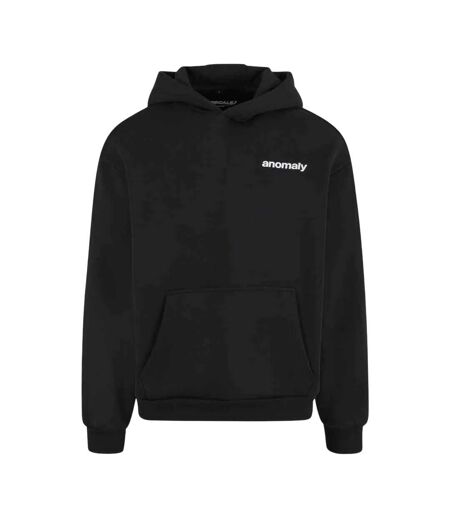 Mens Theory Of Anomaly Fluffy Hoodie Sweat À Capuche Duveteuse Noir Mister Tee