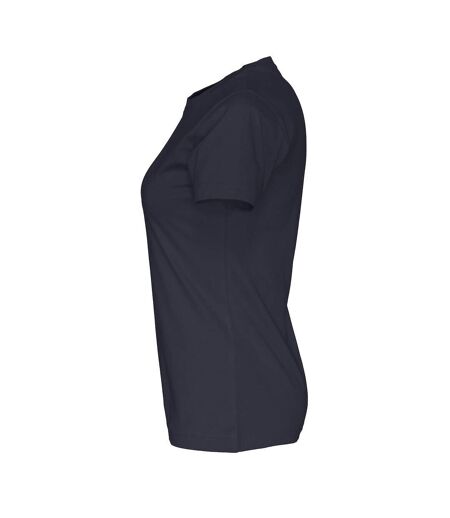 Womens/ladies Organic T-shirt Navy Cottover