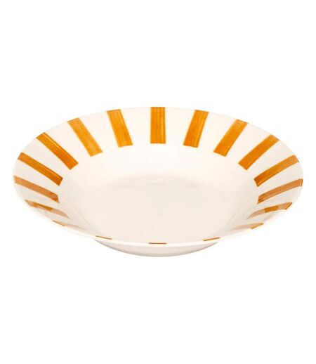 Lot de 6 Assiettes Creuses Cheri 20cm Ocre