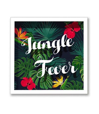 Cadre imprimé fleurs Double - 30 x 30 cm - Jungle fever