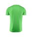 Mens Run Active T-shirt Lime Printer RED-2