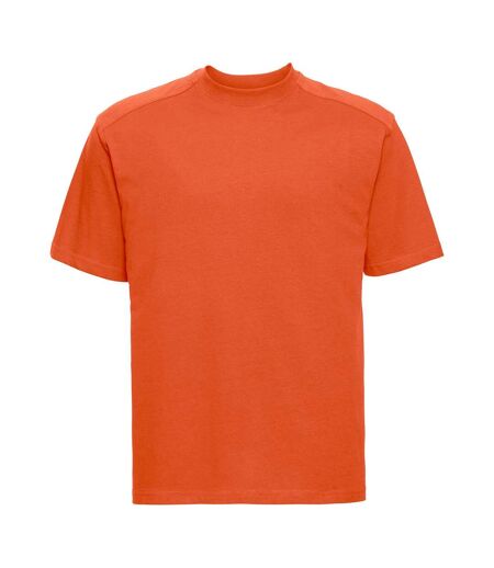 Russell Mens Heavyweight T-Shirt (Orange) - UTPC7087