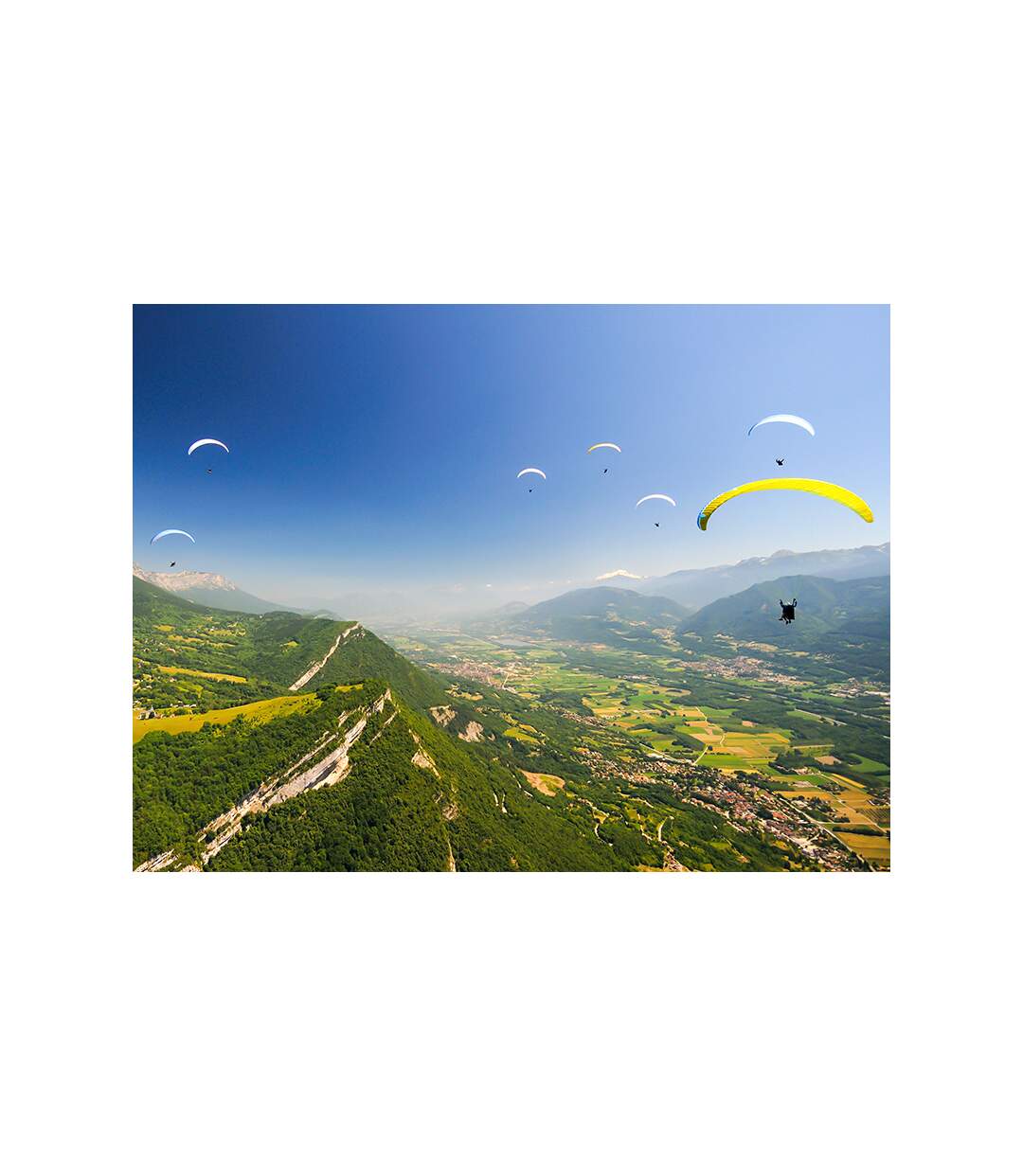 Baptême en parapente de 15 minutes au lac d'Annecy - SMARTBOX - Coffret Cadeau Sport & Aventure