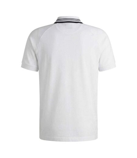 Polo Manches Raglan Homme Blanc Boss