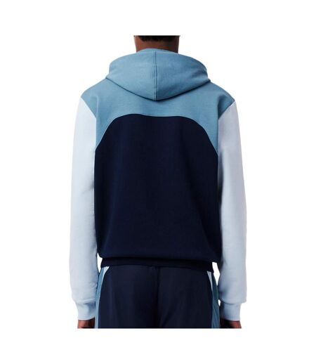 Sweat bleu homme lacoste classic block