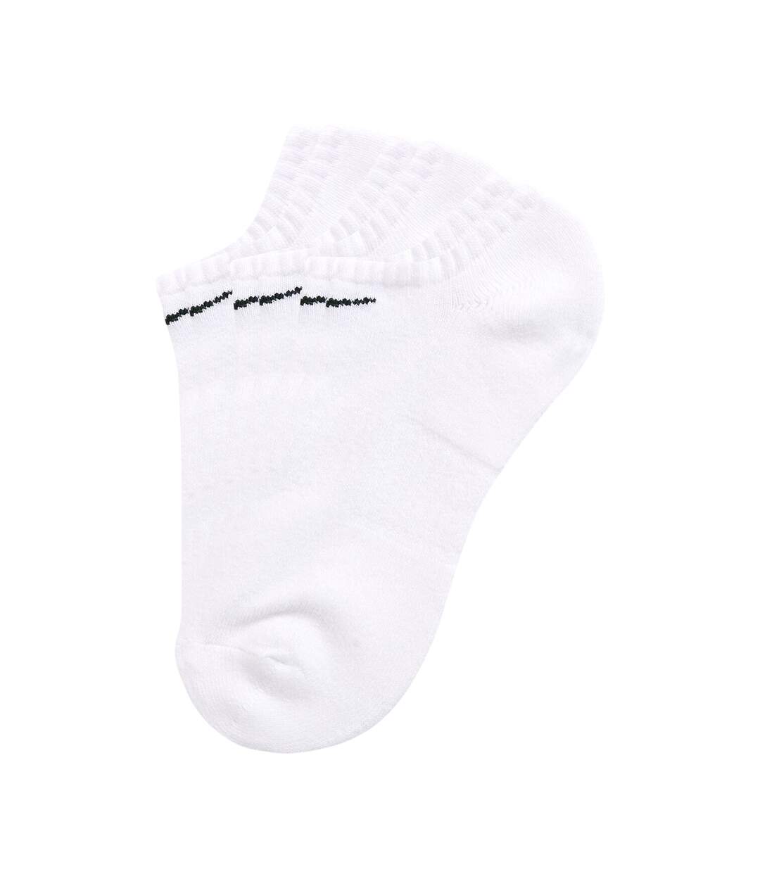 Lot De 3  Socquettes Discrètes Everyday Adulte Blanc Nike-3