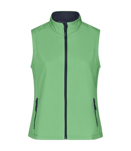 Veste Sans Manches Promo Femme Vert Bleu Marine James And Nicholson