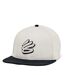 Mens Curry Logo Cotton Flat Peak Snapback Cap White Under Armour-1