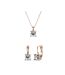 Boucles d'oreilles Justine - Cristal d'Autriche