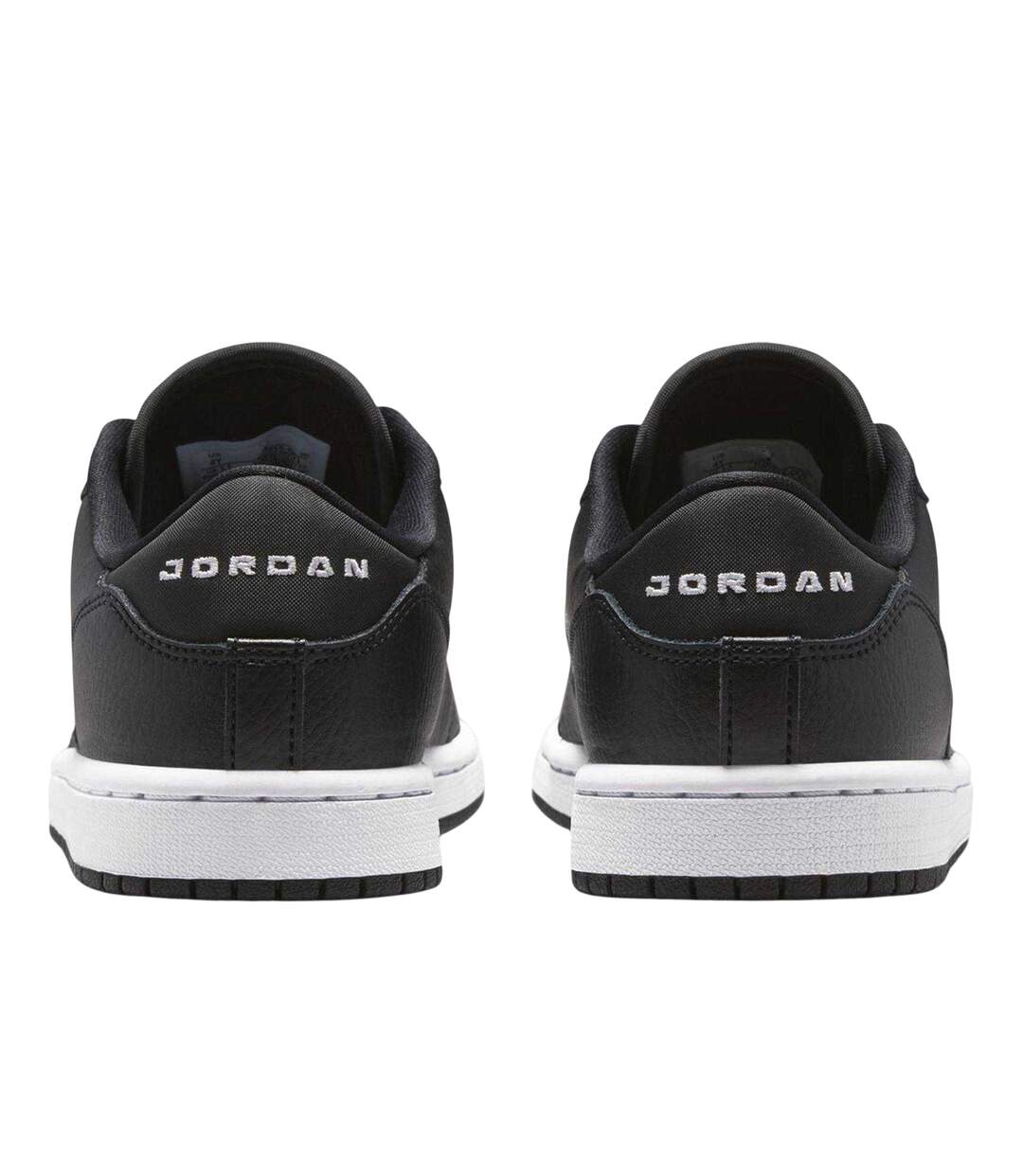 Womens/ladies Air Jordan Access Leather Trainers Black White Nike-2