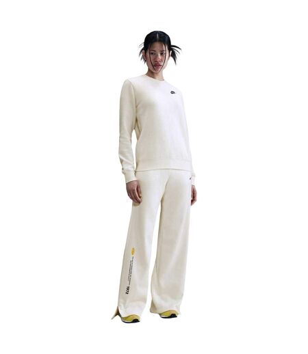 Womens/ladies Nsw Classic Wide Leg Trousers Sail White Black Nike