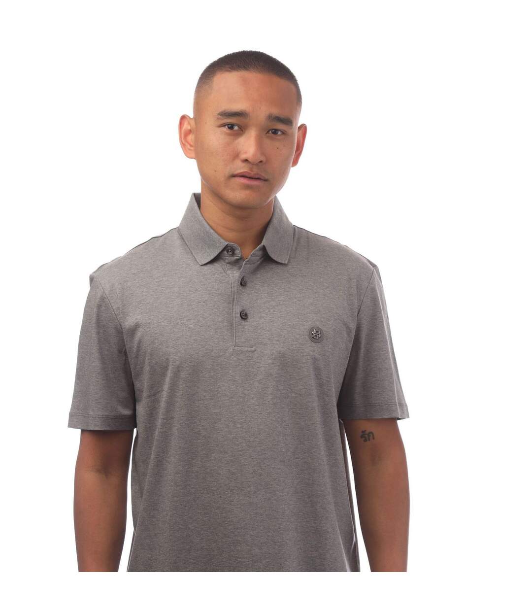 Polo Style Monogramme Cparris Homme Gris Boss-4