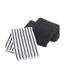 Lot de 3 Torchons Microfibre Cuistot 40cm Noir-1