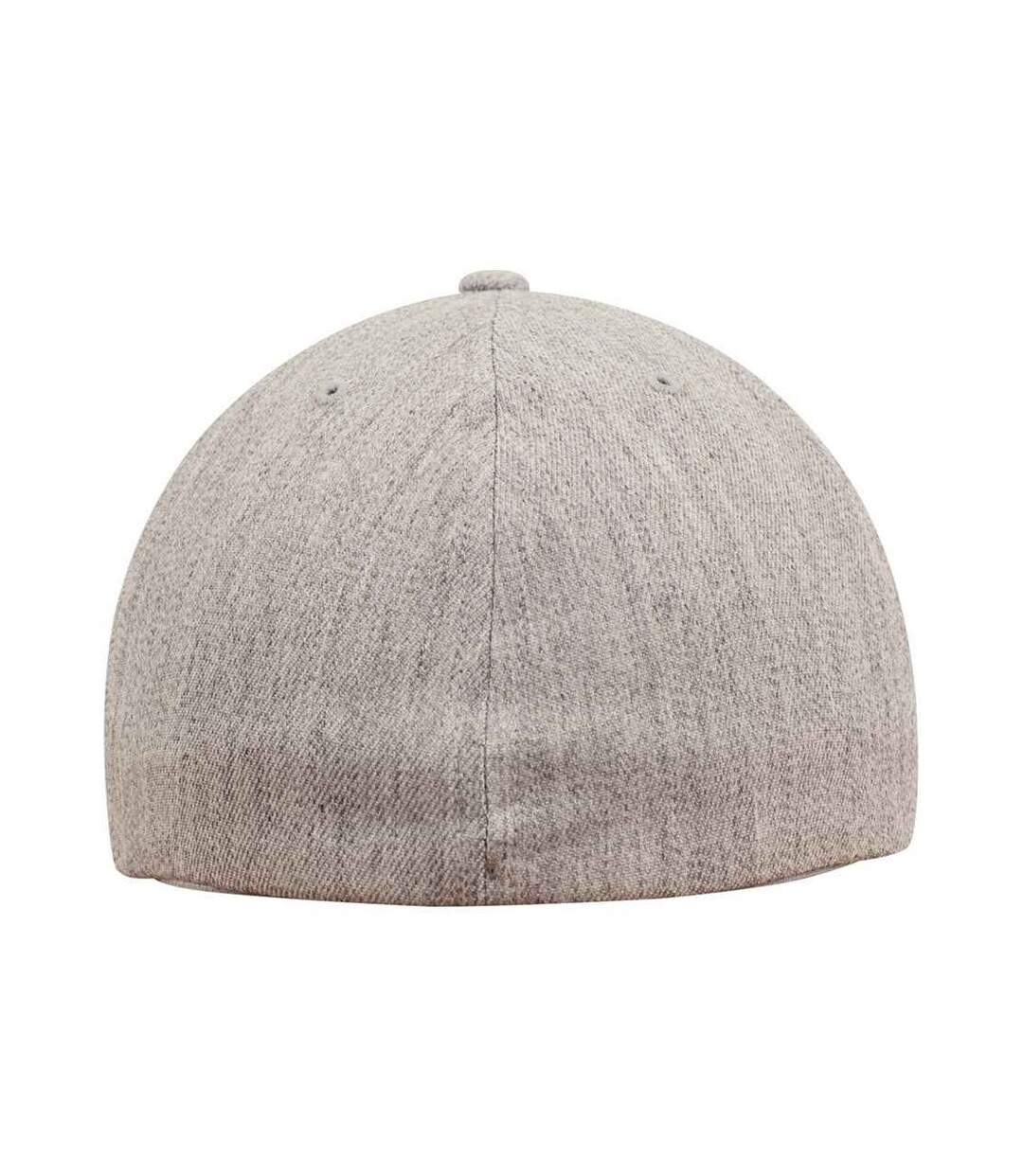 Casquette de baseball gris chiné Flexfit-2