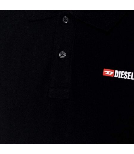 Polo Weet-spilt Homme Noir Diesel