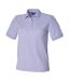 Womens/ladies Pique Polo Shirt Lavender Henbury-1
