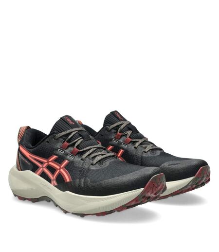 Baskets Course À Pied Gel Venture Femme Noir Coucher De Soleil Corail Asics