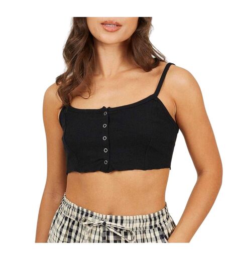 Haut Court Femme Noir Brave Soul