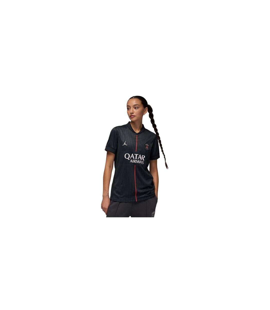 Womens/ladies 2025/2026 Paris Saint Germain Fc Football Jersey Black Grey Nike-1