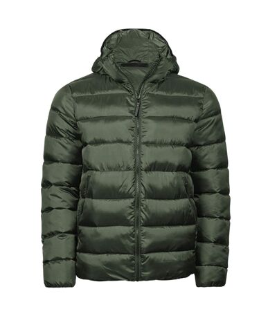 Tee Jays Unisex Adult Lite Hooded Padded Jacket (Deep Green) - UTBC5038