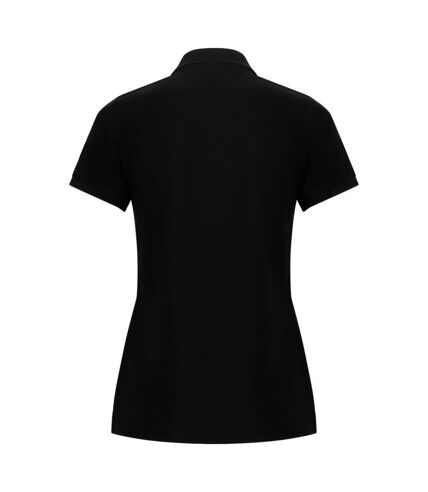 Polo pegaso premium femme noir uni Roly