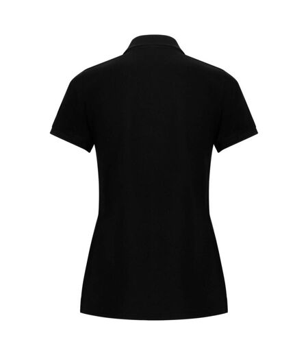 Polo pegaso premium femme noir uni Roly