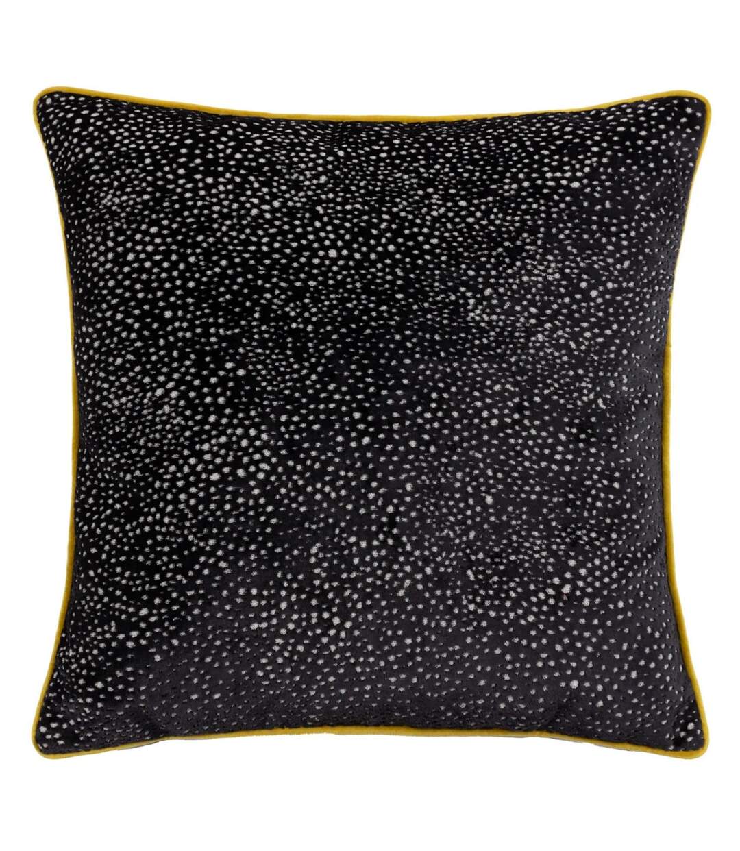 Estelle spotted cushion cover 45cm x 45cm black/gold Paoletti