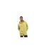 Unisex Adult Plaid Hooded Regular Long-sleeved Shirt Yellow Diesel-1