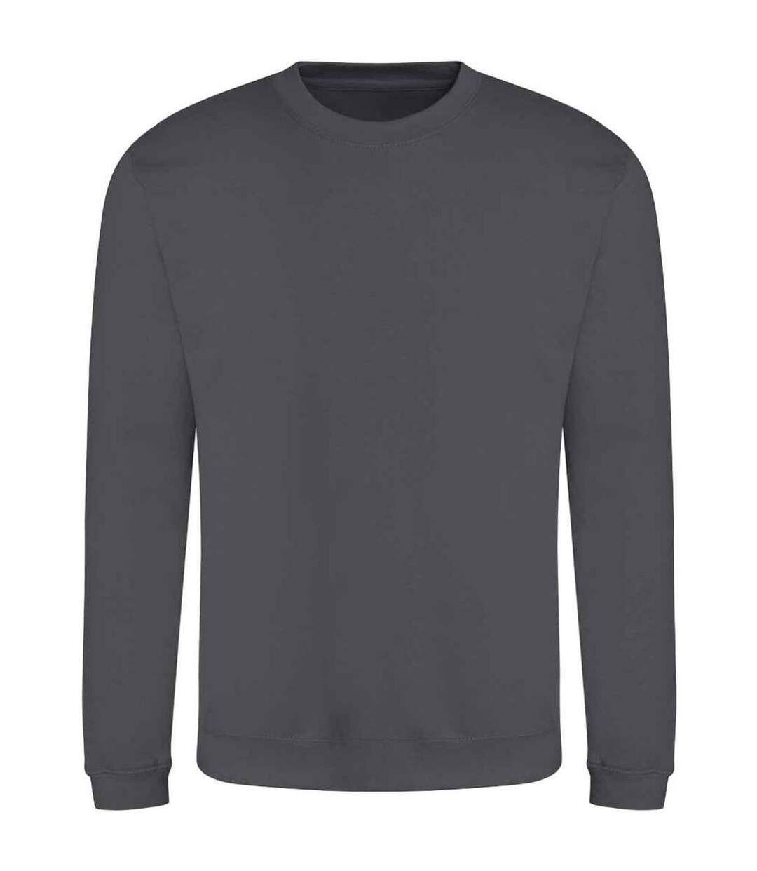 Sweat-shirt à col ras du cou pour hommes gris requin Awdis-1