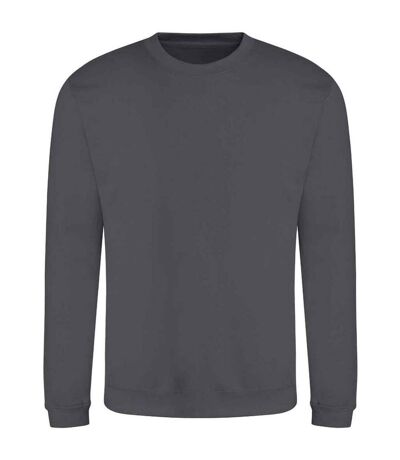 Sweat-shirt à col ras du cou pour hommes gris requin Awdis