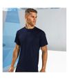 Tri Dri Mens Short Sleeve Lightweight Fitness T-Shirt (French Navy)