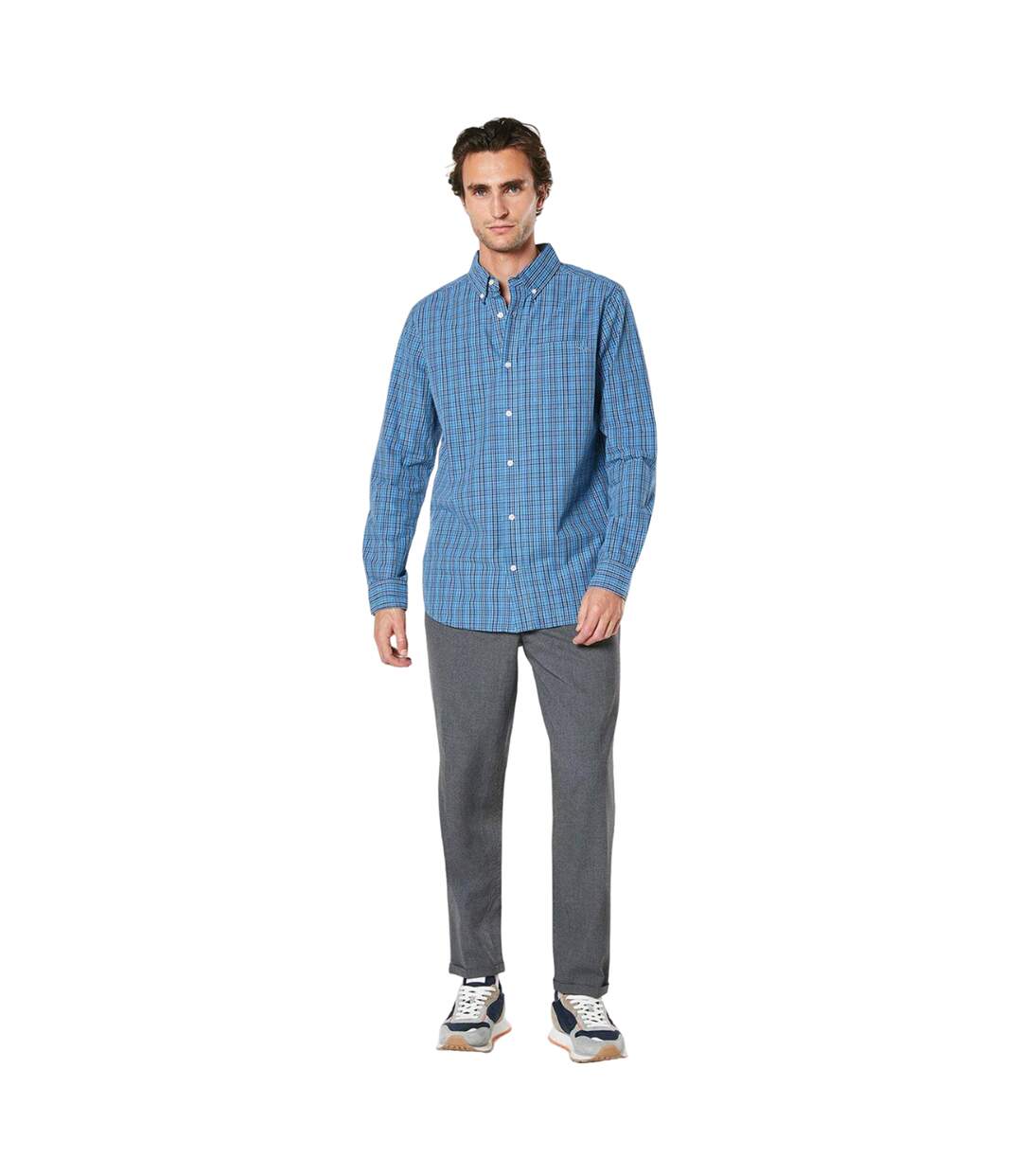 Chemise homme bleu Maine-3