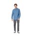 Mens berg check long-sleeved shirt blue Maine-3